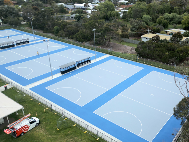 Australia's First Laykold® Courts with Recycled Paint